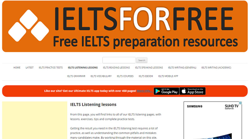 10 website luyện nghe IELTS theo trình độ