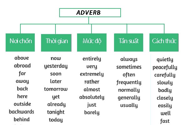 Trạng từ (Adverb) là gì? Công thức bài tập áp dụng trong tiếng Anh