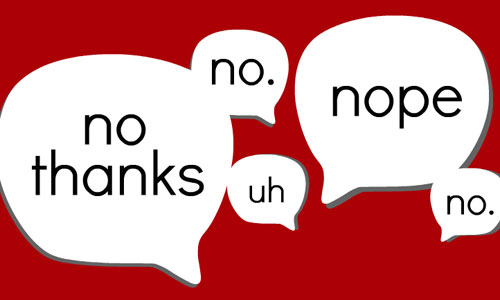 25 cách nói 'Không' trong tiếng Anh